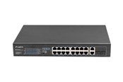 Switch - Lanberg RSFE-16P-2C-150 - switch - 16 ports - unmanaged - rack-mountable - RSFE-16P-2C-150
