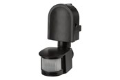 Bewegingssensoren en schemerschakelaars - Gripo Motion sensor 180° 1200W IP44, Black - 5709119010393