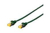 Netwerk - kabel - DIGITUS CAT 6A S/FTP Patchk..3m.gr?n - Groen - 3m - DK-1644-A-030/G