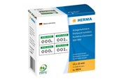 Papier, fotopapier en etiketten - HERMA self-adhesive number labels - 2000 label(s) - 15 x 22 mm - 4834
