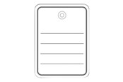 Papier, fotopapier en etiketten - HERMA Merchandise tag - name badge labels - 1000 label(s) - 48 x 65 mm - 6840