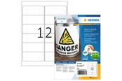 Papier, fotopapier en etiketten - HERMA Weatherproof outdoor film labels A4 99.1 x 42.3 mm white - 9538