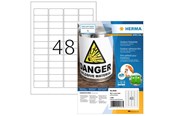 Papier, fotopapier en etiketten - HERMA Weatherproof Outdoor film labels A4 45.7 x 21.2 mm Wit - 9536