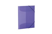 Mapper en Klemborden - HERMA Elasticated folder A4 PP Doorzichtig Violet - 19581