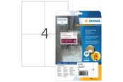 Papier, fotopapier en etiketten - HERMA Weatherproof film labels A4 105 x 148 mm Wit extremely strong adhesion - 4583