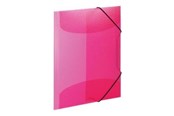 Mapper en Klemborden - HERMA 3-flap folder - for A3 - translucent pink - 19517