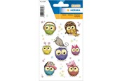 Hobby artikelen - HERMA Stickers cute owls Transpuffy - 15399