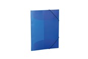Mapper en Klemborden - HERMA Elasticated folder A4 PP Doorzichtig Donkerblauw - 19507