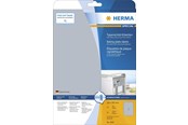 Papier, fotopapier en etiketten - HERMA Rating plate labels silver A4 210 x 297 mm extremely strong adhesion weatherproof tearproof - 4593