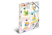 Mapper en Klemborden - HERMA Elasticated folder A3 Cardboard Sandbox Friends - 19796