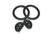 Sport & Fitness - TITAN LIFE LIFE Gym rings - Synthetic I - Black rings - 610-000386