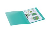 Ordners & ringmappen - HERMA ring binder - for A4 - translucent turquoise - 19182