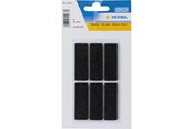 Bureau-accessoires - HERMA Protectiv feltpads black 15 x 45 mm - 15187