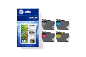 Inkt, toner en verbruiksartikelen - Brother LC 422XL Ink (Black Yellow Cyan Magenta) 4-Pack - LC422XLVAL