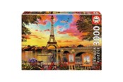 Puzzels - Educa 3000 Sunset in Paris Hout - 017675
