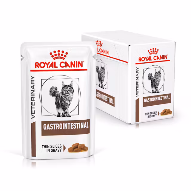 Katten - Royal Canin Gastrointestinal Dunne Plakjes in Jus 85 g (12-pack) - 9003579013557