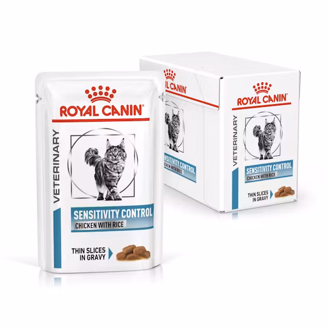 Katten - Royal Canin Sensitivity Control Chicken with Rice Thin Slices In Gravy 85g (12-Pack) - 9003579011423