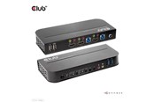 KVM Switch - Club 3D CSV-1382 - KVM / audio Schakelaar - 2 ports - CSV-1382