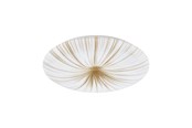 Lampen - EGLO NIEVES CEILING 3710LM Ø510 Wit/goud - 900501