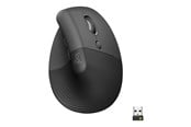 Muis - Logitech Lift voor bedrijven - Rechtshandig - Grafiet - Ergonomische muis - Optisch - 6 knoppen - Zwart - 910-006494