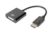 Beelscherm- en tv-kabel - DIGITUS - Video adapter - DisplayPort Aan DVI-I - 15 cm - DB-340414-001-S