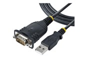 Parallelle / seriële kabel - StarTech.com 3ft (1m) USB Aan Serial Cable DB9 Male RS232 Aan USB Converter - 1P3FP-USB-SERIAL