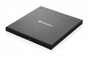 Optische drives - Verbatim Mobiele PCPE-FCDVR06 - BDXL Writer - USB 3.0 - Zwart - 43890