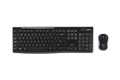 Toetsenbord - Logitech MK270 Wireless Combo - keyboard and mouse set - US International / Dutch (Qwerty) - Keyboard and mouse set - Universal - Zwart - 920-004509