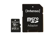 Geheugenkaart - Intenso microSD UHS-I Premium - 45MB/s - 512GB - 3423493