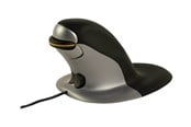 Muis - Fellowes Pinguïn Klein - Vertical mouse - Laser - Zilver - 9894801