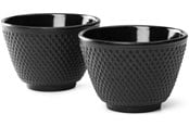 Keuken accessoires - bredemeijer Mok 2st, zwart, gietijzer, 7,8x5,3cm, JANG - G004Z
