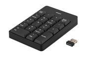 Toetsenbord - Deltaco Wireless Numpad Black - Numpad - Zwart - TB-144