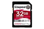 Geheugenkaart - Kingston Canvas React Plus V90 SD - 300MB/s - 32GB - SDR2/32GB