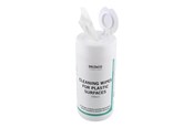 Systeemaccessoires - Deltaco Wet Wipes For Plastic Surfaces 100pcs - CK1022