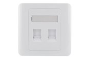 Accessoires - Deltaco Flush Mount For Keystone 2 ports - VR-227