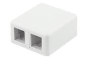 Accessoires - Deltaco Oppervlak Mount Box For Keystone 2 Ports - VR-223