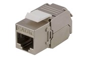 Accessoires - Deltaco MD-121 Cat6A Shielded Keystone Jack Toolless Clamp Termination Plastic white/metal - MD-121