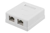Accessoires - Deltaco CAT6A Shielding Wall Socket - VR-221