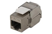 Accessoires - Deltaco MD-112 FTP Cat6a keystone connector shielded 22-26AWG "Tool-free" - MD-112