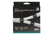 Kabelgoot, Kabelhoes & Kabelbinders - Deltaco Hook and loop fastener cable 10pack - CM10S