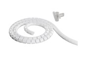 Kabelgoot, Kabelhoes & Kabelbinders - Deltaco Nylon cable cover 5m white - LDR04