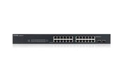 Switch - ZyXEL GS1900-24 24-Port GbE Smart Managed Switch with GbE Uplink - GS1900-24-EU0102F