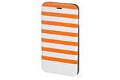 Mobiel - Covers & Cases - Hama "Stripes" Boekje Case for Apple iPhone 6/6s orange/white - 138292