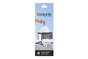 Reiniging - brabantia Size D - trash can liner - high-density polyethylene (HDPE) - white - pack of 20 - 246760