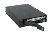 Harde schijf accessoires - FANTEC MR-25DUAL - storage mobile rack - SATA 6Gb/s / SAS 6Gb/s - 2512