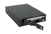 Harde schijf accessoires - FANTEC MR-25DUAL - storage mobile rack - SATA 6Gb/s / SAS 6Gb/s - 2512