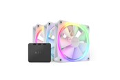 Case Fan - NZXT F120 RGB 3-pack & RGB Controller - Wit - Case ventilator - 120mm - Wit met RGB-licht - 28 dBA - RF-R12TF-W1