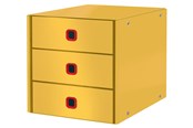 Archivering & Opslag - Leitz Click & Store Cosy Ladekast (3 laden) Warm geel - 53680019