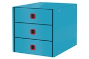 Archivering & Opslag - Leitz Click & Store Cosy Ladekast (3 laden) Sereen blauw - 53680061