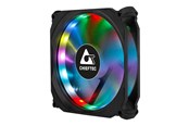 Case Fan - Chieftec CF-1225-RGB 1er-RGB Tornado Tornado - Case ventilator - 120mm - Black - CF-1225RGB